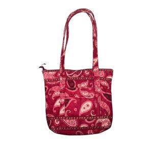 Vera Bradley RETIRED Mesa Red Paisley
Shoulder Bag